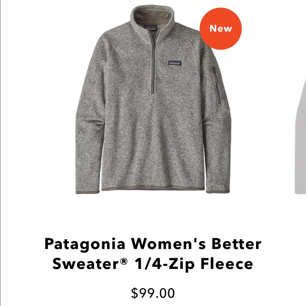 NWOT Patagonia Better Sweater